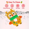 NPET Christmas Teether Baby Toy 3-12 Months, Christmas Themed Snowman & Tree Baby Teething Toy Sore Gums Relief 6-12 Months, Christmas Stocking Stuffer Teethers Christmas Gifts Boys & Girls