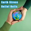 Globe Squeeze Balls,2.5 inch Earth Stress Relief Balls,Soft Foam Stress Ball Toy for Finger Exercise,School or Office Party Favors,24 Pcs
