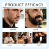 KunMan Stronghold Beard Cream for Men - Daily Beard Softener & Thickening Balm, Lightweight Moisturizer to Soothe Dry Skin and Straighten Facial Hair