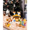 HARDWIND 25pcs Nativity Set for Kids, Christmas Story Playset Figurine, Little Nativity Toddler Toy, Nativity Scene Set for Children Ages 1 2 3 4 5 6+