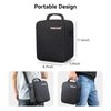 Radiolink EVA Carrying Case with Shoulder Strap and RC8X Form Interior, Portable Waterproof Bag RC8X Radio RC Transmitter and Accessories, Black, 11.5''*8.66''*6.91''