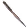 WOLINSPRING Little Wonder Boar & Tourmaline Nylon Bristle Brush with Rat Tail Handle for Back Combing, Volume Creation, and Hair Styling - Colors May Vary (T-3P)