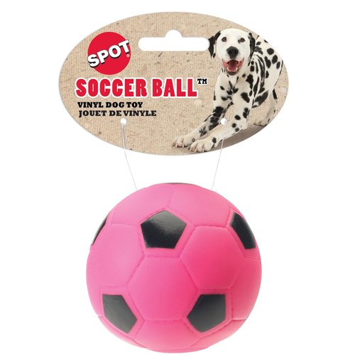 Ethical Vinyl Soccer Ball Dog Toy, 3-Inch
(pink, green, yellow, white - colors may vary)