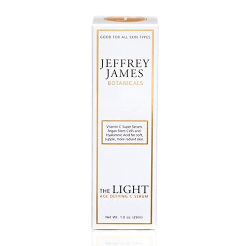 Jeffrey James Botanicals The Light Age Defying C Serum | 18% Vitamin C + Hyaluronic Acid Serum 1 oz