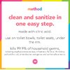 Method Antibacterial Toilet Bowl Cleaner, Spearmint, Kills 99.9% of Household Germs, 24 Fl Oz