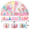 48 Little Princess 24PCS Little Princess Temporary Tattoos Sticker 24PCS Slap Bracelets Perfect for Themed Birthday Party Favors Baby Showers or Classroom Rewards Ideal Decor and Gifts