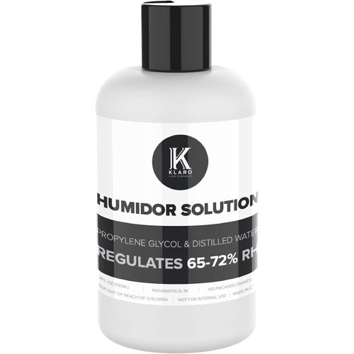CASE ELEGANCE Klaro Humidor Solution Single Bottle - Regular Solution for Summer Months/Humid Climate 250ml - Klaro by Case Elegance