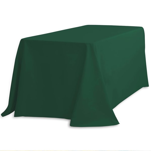 LinenTablecloth 90 x 132-Inch Rectangular Polyester Tablecloth Hunter Green