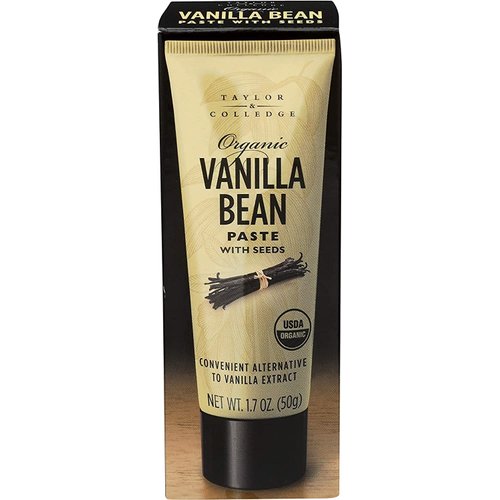 Taylor & Colledge Organic Vanilla Bean Paste with Seeds, 1.7oz Tube