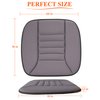 kingphenix Car Seat Cushion with 1.2inch Comfort Memory Foam, Seat Cushion for Car and Office Chair (Grey)