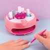 Make It Real - Color Fusion Light Up Nail Dryer - Kids Manicure Kit with Dryer - Nail Polish Set for Girls & Teens - Includes 4 Nail Polish Colors, Nail Dryer, Nail File, & Cuticle Pusher - Ages 8+
