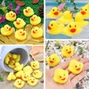 60 PCS Rubber Ducks Bath Toys Mini Ducks Float and Fun Squeak for Baby Kids Bath Toy Shower Decorations Birthday Party Carnival Game Gift