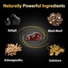 Pure Himalayan Shilajit Gummies Gold, Lab Tested, with Ashwagandha, Gokshura | Fulvic Acid & 85+ Trace Minerals, for Energy Boost & Immune Support