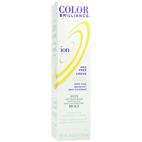 Ion 8G Light Golden Blonde Permanent Creme Hair Color 8G Light Golden Blonde