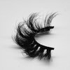 Miss Kiss 5D Mink Lashes Russian D Curl Lash Fluffy Volume Style False Eyelash Soft Natural Look Cat Eyelashes 1 Pair 18MM