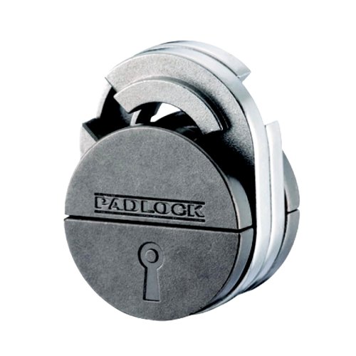 PADLOCK Hanayama Cast Metal Brain Teaser Puzzle _ Level 5 Difficulty Rating