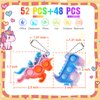 100 Pack Unicorn Party Favors for Kids Goodie Bags Stuffers Pop Fidget Toys Bulk Its,Unicorn Toys Pinata Stuffers Birthday Party Favors 4-8