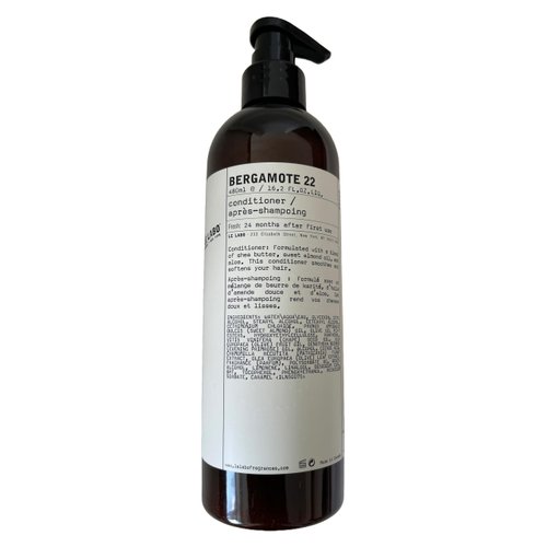 Generic BERGAMOTE 22: Hair Conditioner with Shea Butter, Sweet Almond Oil, Aloe, Smoothing and Softening, White