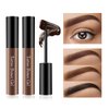 LOKFAR 2 Pcs Peel Off Tattoo Eyebrow Gel, Natural Eye-brow Gel Long-Lasting Waterproof Eyebrow Peel Off Tattoo Brow Tattoo Makeup, Eyebrow Tattoo Peel Off for All Types of Eyebrows (Brown)