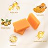 HOYEHOLA Kojic Acid Turmeric Soap Bar - Dark Spot Remover for Face Even Skin Tone, Moisturizing & Nourishing Natural Ingredients 2Pack