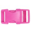 Paracord Planet 5/8 Inch Contoured Side Release Buckle (Bright Pink, 10 Pack)