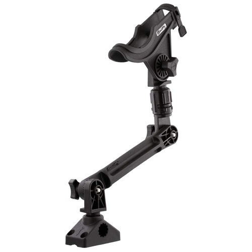 Scotty Baitcaster Rod Holder w/ 0429 and w/ 0241L (Black) 0388-BK