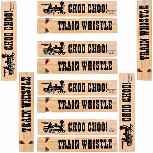 Rhode Island Novelty 7" Wooden Train Whistle