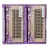 Bodermincer 8mm/10mm/12mm/14mm/16mm to Choose Thickness 0.07mm C Curl Individual Flare False Eyelashes 20 Hairs/Cluster Fake Lashes False Eyelashes Extension (12mm)