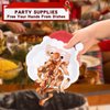 EPHYO 50 Count Christmas Paper Plates Disposable Party Santa Plates for Dessert Dinner Appetizer Salad Cake Cookies Merry Christmas Holiday Dinnerware Party Decoration Supplies