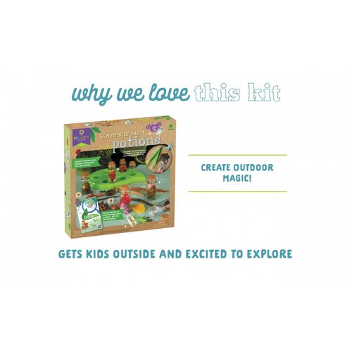 Craft-Tastic Scavenger Hunt Potions - Nature DIY Craft Kit - Create Magical Nature Potions - Makes 7 Potions - Comes with Recipe Book - Ages 4+ with Adult Help