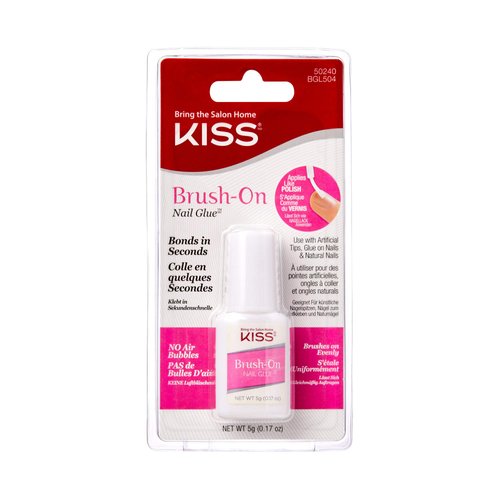 Kiss Lightning Speed Brush On Nail Glue - 2 per case.