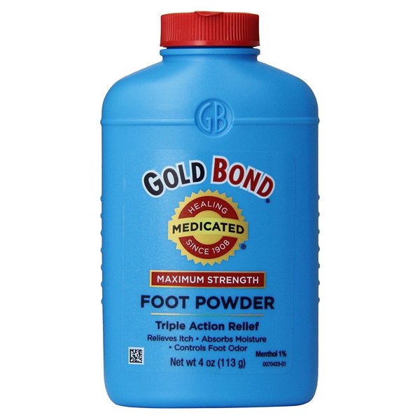 Gold Bond Foot Powder Medicated 4oz (3 Pack)