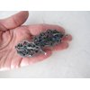 Generic Blue gray silver two leaf crystal hair clip barrette bridal hair clip
