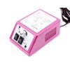 LILYS PET 20,000 RPM Light Type Professional Electric Nail Art Salon Drill Glazing Fast Machine,Electric Nail Art File Drill with 1 Pack of Sanding Bands (Pink)