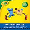 Crayola for Pets Crayon Rope Plush Squeaker Dog Toy, Interactive Dog Tug Toy with Pup-Visible Colors Dogs See Best, Rope Toy for Dogs with Plush and Squeaker