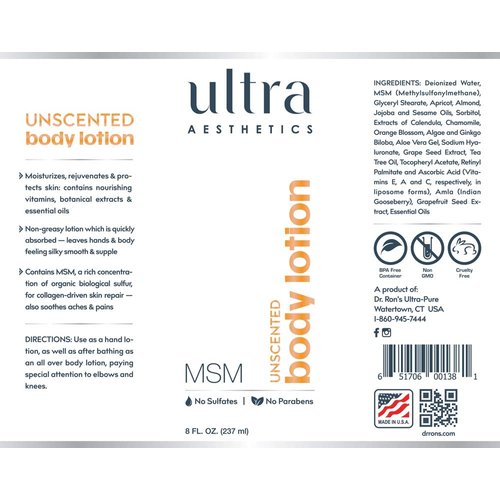 TRIATOM Ultra Aesthetics - Body Lotion Unscented - 8oz