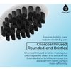 Pursonic Replacement Toothbrush Heads Charcoal Infused Bristles Compatible with Sonicare Electric Toothbrush 6 Pack