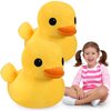 Leyndo 2 Pcs Giant Plush Yellow Duck Huggable Stuffed Animal Toy Soft Duck Stuffed Animals Plush Pillow Animal Dolls for Boys Girls Birthday Gift Party Sofa Decoration Bedroom (11.8 Inch)…