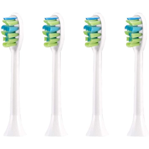 7am2m AM101/AM105 Electric Toothbrush Brush Heads x 4 for 7am2m Electric Toothbrush ONLY(White)