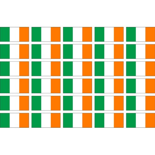 Womaha 30 Sheets Ireland Temporary Tattoos for Kids Football Temporary Face Tattoos