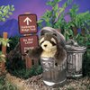 Folkmanis Raccoon In Garbage Can Hand Puppet