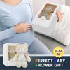 COTTONBEBE Musical Stuffed Animals with Sound Machine, White Noise Baby Soothers for Sleep, Night Light Shush Lullaby Music Soothing White Noise Toys for White Noise Boy & Girl, Bear