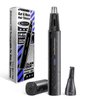 Lithium Ear and Nose Hair Trimmer Clipper for Men & Women, USB Rechargeable Professional Eyebrow Trimmer, Smart Cleaning System Waterproof Painless Facial Hair Remover