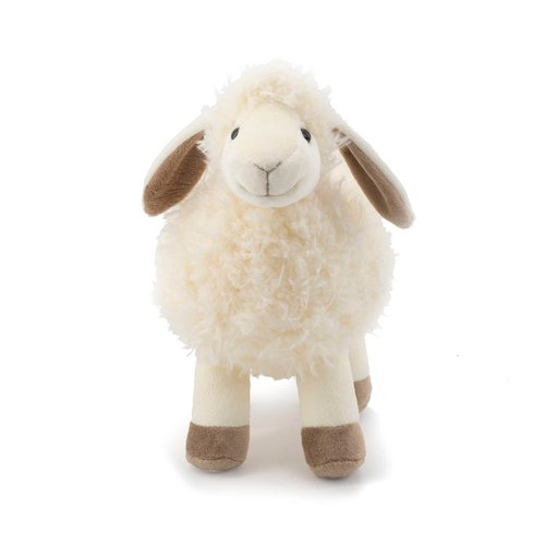 MR ViviCare 8.5" White/Cream Sheep Stuffed Animals for Boys and Girls,Soft and Adorable Lamb Plush Toys for Newborn Babies,Great Gifts on Birthday,Christmas,Baby Shower,Easter,Machine Washable