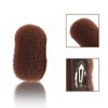 AEGYPIUS 2Pcs Charming Bump It Up Volume Inserts Hair Comb, Nylon Material, Hair Pads for Beehive Hair Style, Styling Clip Accessories for Women Lady Girl (Brown)