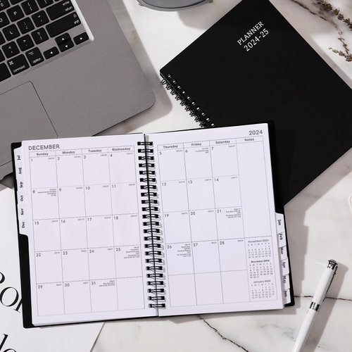 Planner 2024-2025 - July 2024 - June 2025, 2024-2025 Academic Planner with 12 Months, Planner 2024-2025 Daily Weekly and Monthly with Tabs, 6.25" × 8.3", Improving Your Time Management Skill