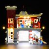 BRIKSMAX Led Lighting Kit for Winter Village Fire Station - Compatible with Lego 10263 Building Blocks Model- Not Include The Lego Set