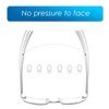 TERAISE Rimless Reading Glasses Spring Hinge Glasses for Reading with Cases Men and Women(1.0X)