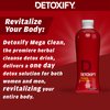Detoxify – Mega Clean Herbal Detox Cleanse Drink – Full body cleanse detox for women and men - Same day results - Plus sticker