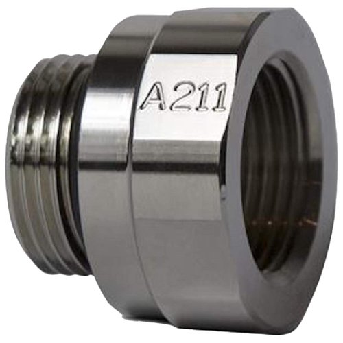 EZ (A-211) Silver 27mm-2.0 Thread Size Oil Drain Valve Adapter